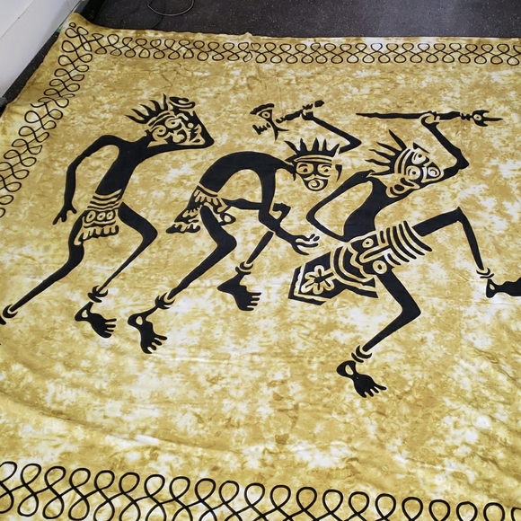 Indian cotton wall tapestry - Picture 1 of 3